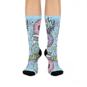 Playful Cushioned Crew Socks - Fun & Colorful, Perfect for Gifts, Daily Wear, Holidays, Festivals, and Celebration!