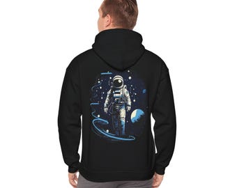 Space Astronaut Hoodie, Galaxy Space Sweatshirt, Universe Astronaut Jumper, Celestial Hooded Pullover, Cosmic Astronaut Coat