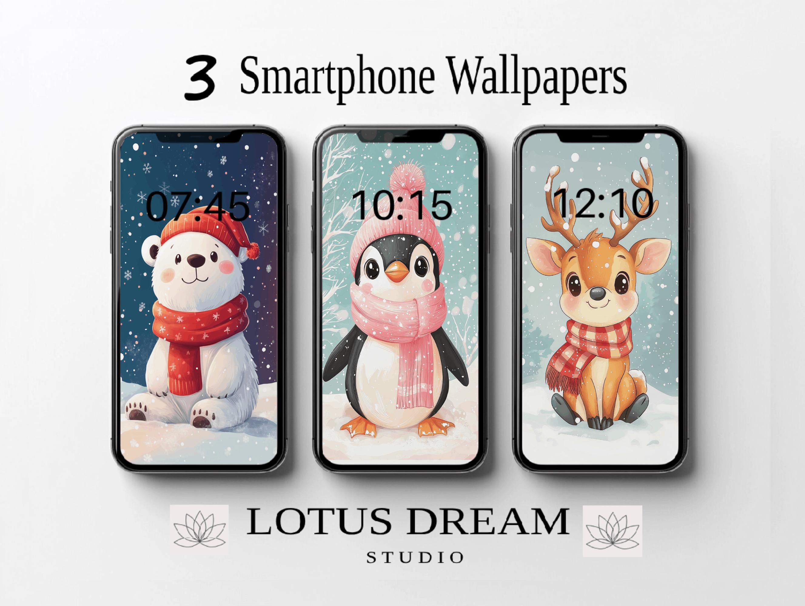 Cute xmas wallpaper - Etsy België, image size:2655x2000