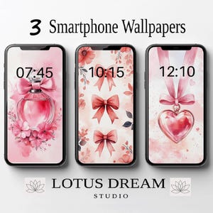Coquette Phone wallpaper, Aesthetic iphone Wallpaper, Digital Download, Girly iPhone Wallpapers, Girly Pink iPhone Wallpapers