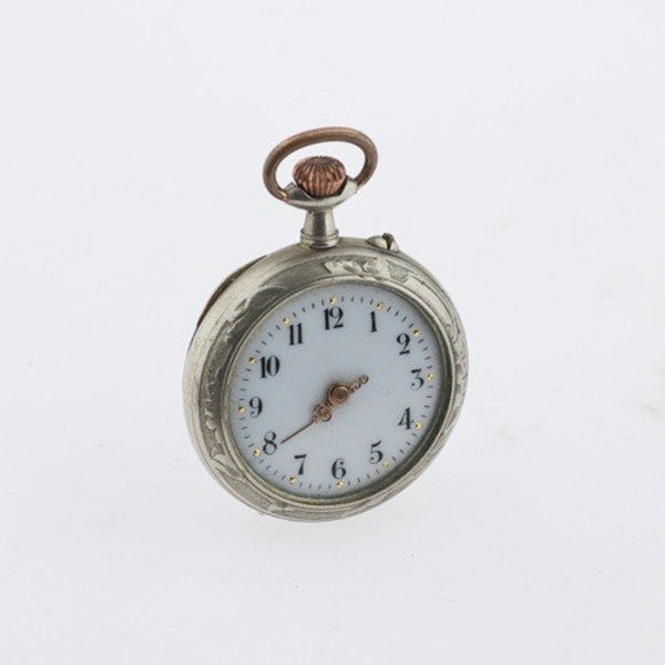 25% SPRING SALE French Vintage pocket watch - missing glass