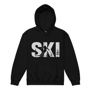 Ski Hoodie Sweatshirt, Boys&#39; Ski Clothes, Girls&#39; Ski Clothes, Youth Ski Gear, Ski Hoodie, Snow Clothes, Kids&#39; Ski Gear, Girls&#39; Ski Clothes.