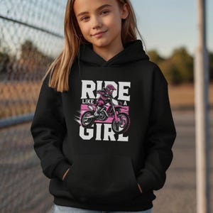 Biker girl hoodie - Etsy Polska