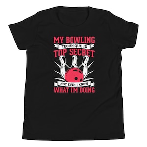 Boys Funny Bowling Shirt, Kids Bowling Shirt, Boys Bowling Gift, Girls Bowling Shirt, Youth Bowling Shirt, Youth Bowling Gift, Boys Bowling