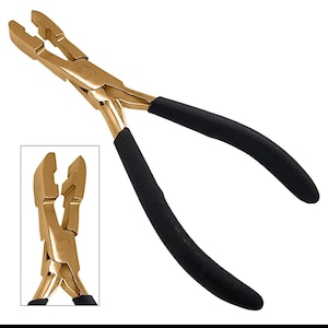 Hamdan Connects Bond Shaper Pliers – 7” Professional Hair Extension Tool | Keratin & Micro Ring Pliers