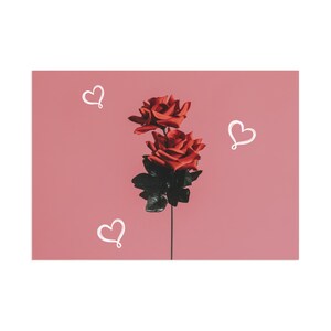 Romantische Blumen Postkarten Vintage Liebeskarten Hochzeitseinladung Notizen, Geschenkanhänger Wohnkultur Valentinstag Karten