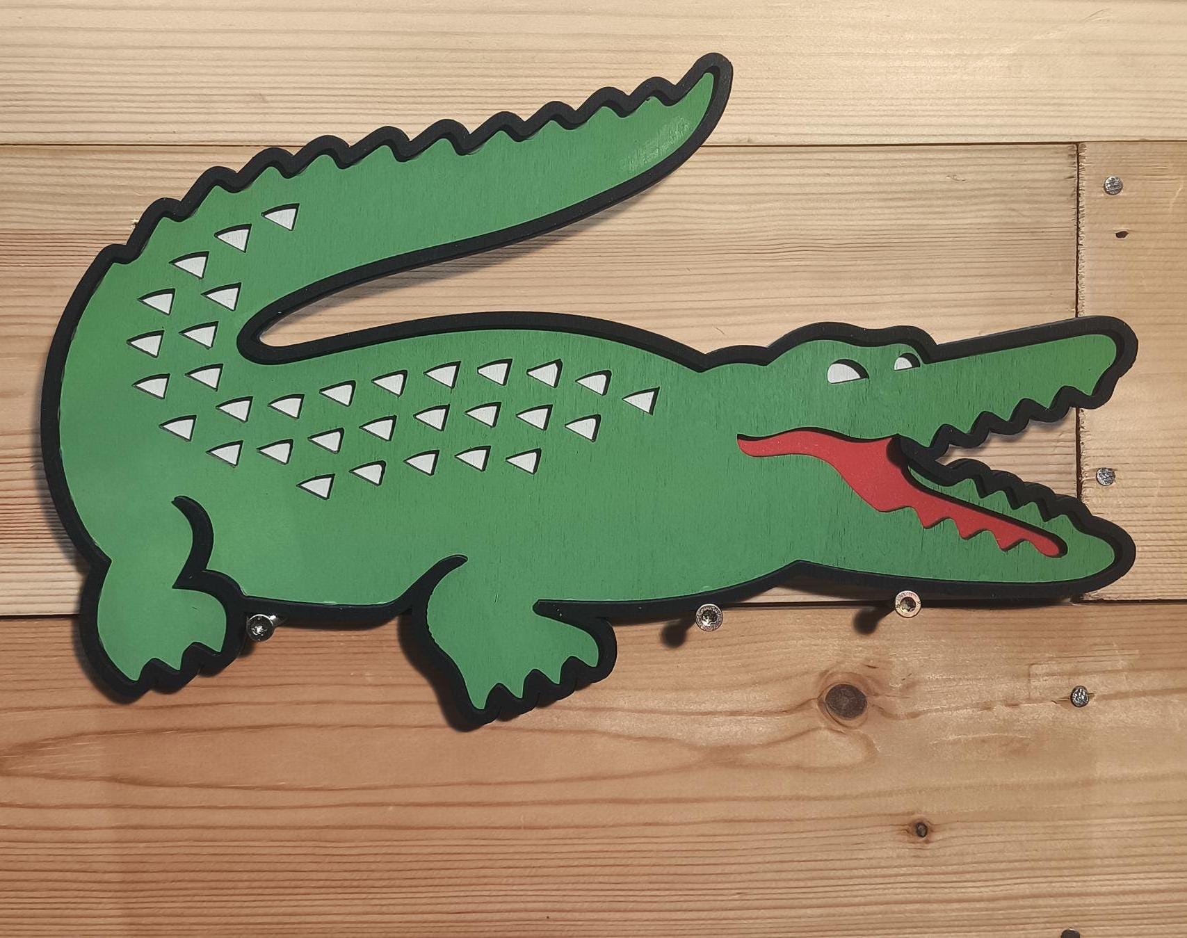 Crocodiles Marque Lacoste Origine Bonnet En Laine Jacquard