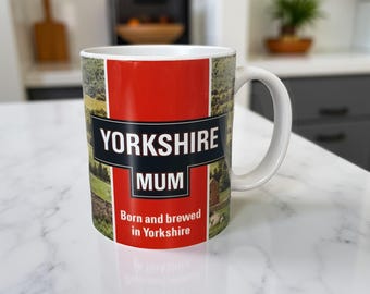 Yorkshire Mum Mug: Handmade Tea Gift for Mum