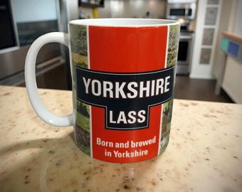Yorkshire Lass Mug, Perfect tea lover gift for her, Born and Brewed in Yorkshire, Yorkshire and Proud, Made in Yorkshire, RyanMade Gifts