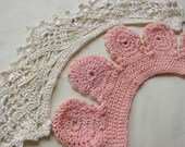 French handmade collar 2 two child unusual, vintage dressmaking, christening dress, vintage lace trim, vintage sewing