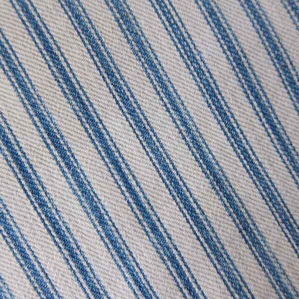 Vintage ticking pillowcase 1920s 30s