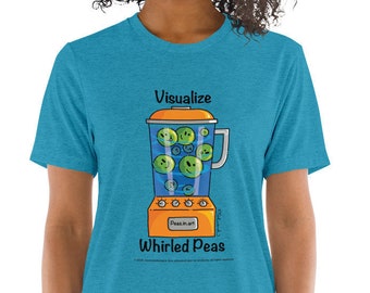 Visualize Whirled Peas Unisex Short Sleeve T-Shirt