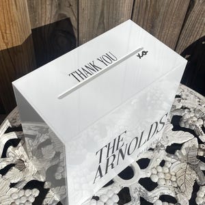 Custom Acrylic Card Box
