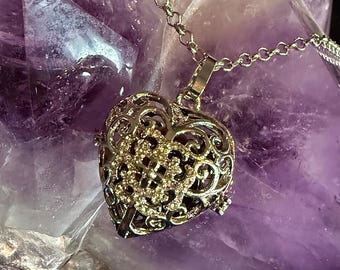 Victorian Heart Caged Version - Blood Vial Jewelry Kit - Perfect for Weddings, Friends, Lovers, Rituals- Bloodvials