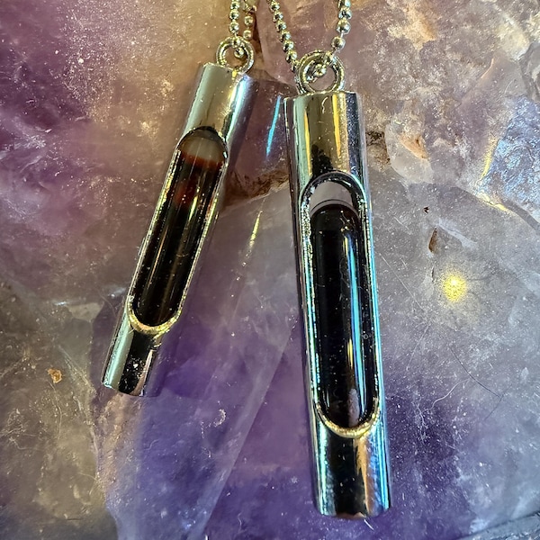 Kit di gioielli in fiale di sangue in metallo - Perfetto per matrimoni, amici, amanti, relazioni a distanza e ciondoli ricordo personalizzati - Bloodvials