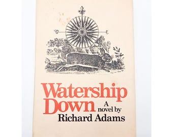 Watership Down Richard Adams 1972 Macmillan Hardcover Dust Jacket First Edition