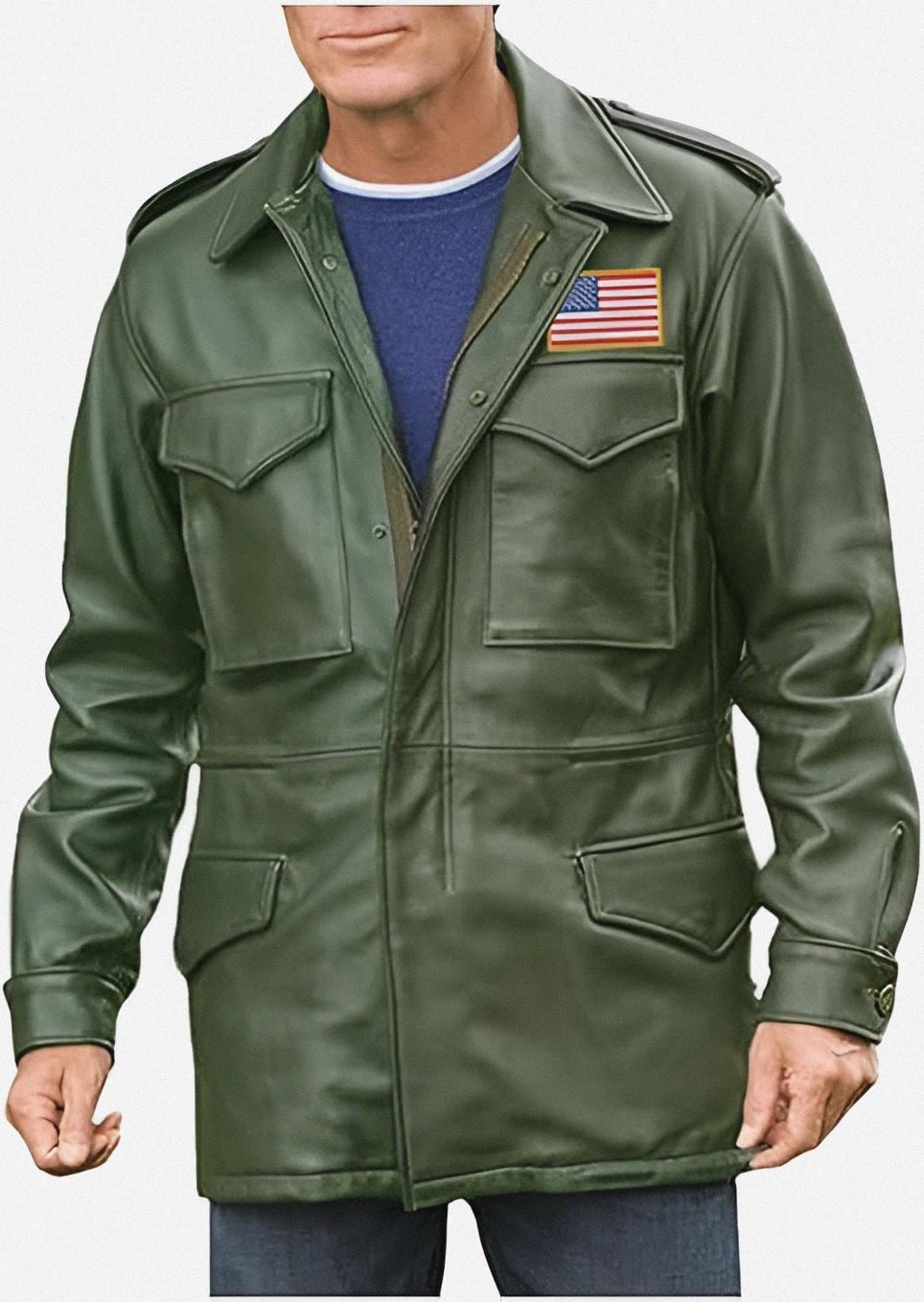 Mens M65 Leather Field Jacket - Etsy