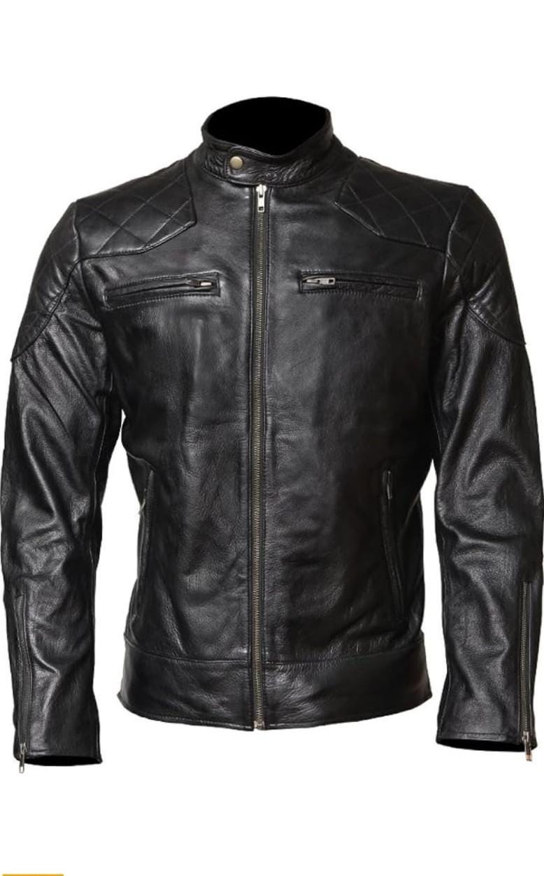 Chaqueta Biker Chaqueta Cuero Hombre Formula Joven Cuero Hombre