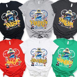 Custom When You Wish Upon A Cruise 2025 Shirts, Family Cruise 2025 Tee, Family Vacation 2025 Shirt, Magical Kingdom Tee, Friends Squad Shirt
