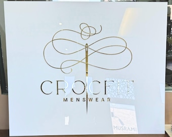 Custom Acrylic business Sign, Company Commercial Sign