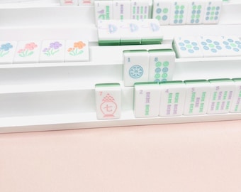 Mahjong doppio in legno con relativi spingitori
