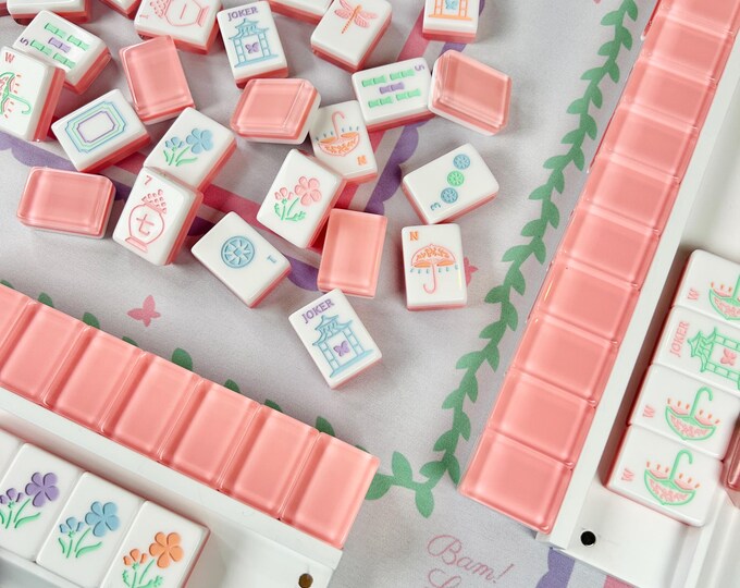 Palm Garden Party Mahjong Mat (Preorder) main image 0