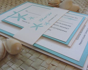 ocean theme invite etsy