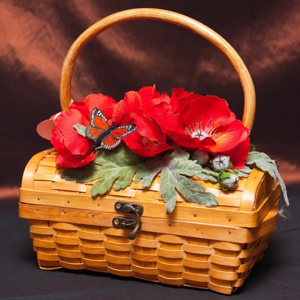 Perfect Poppies Basket