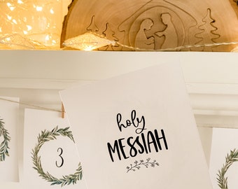 25 Imion Chrystusa z Księgi Mormona + Biblia {Adwent Bożonarodzeniowy} Styl wieńca 2