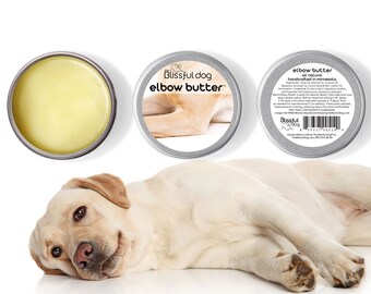 Dog ELBOW BUTTER All Natural Handcrafted in the USA Moisturizer Conditions Dry, Rough, Callused Dog Elbows Several Sizes of Tins & Tubes