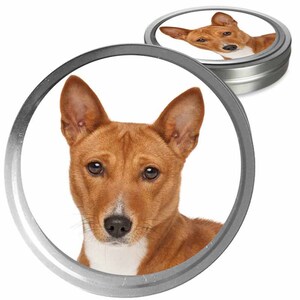 Basenji Essential Care Combo Handcrafted Balms for Dry Dog Noses, Rough Paws and Itchy Skin Irritations in a Storage/Gift Tin