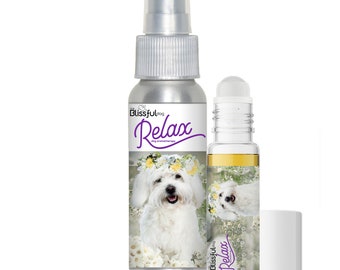 Coton De Tulear Relax Dog Aromatherapy Roll-on Spray for