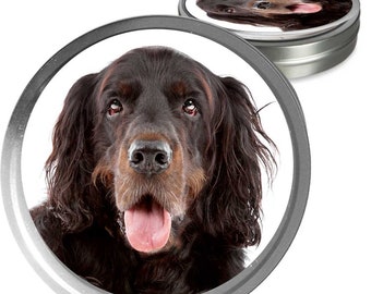 Gordon Setter Essential Care Combo Handcrafted Balms for Dry Dog Noses, Rough Paws and Itchy Skin Irritations in a Storage/Gift Tin