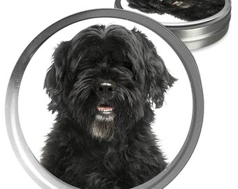 Portuguese Water Dog Essential Care Combo Handcrafted Balms for Dry Dog Noses, Rough Paws and Itchy Skin Irritations in a Storage/Gift Tin