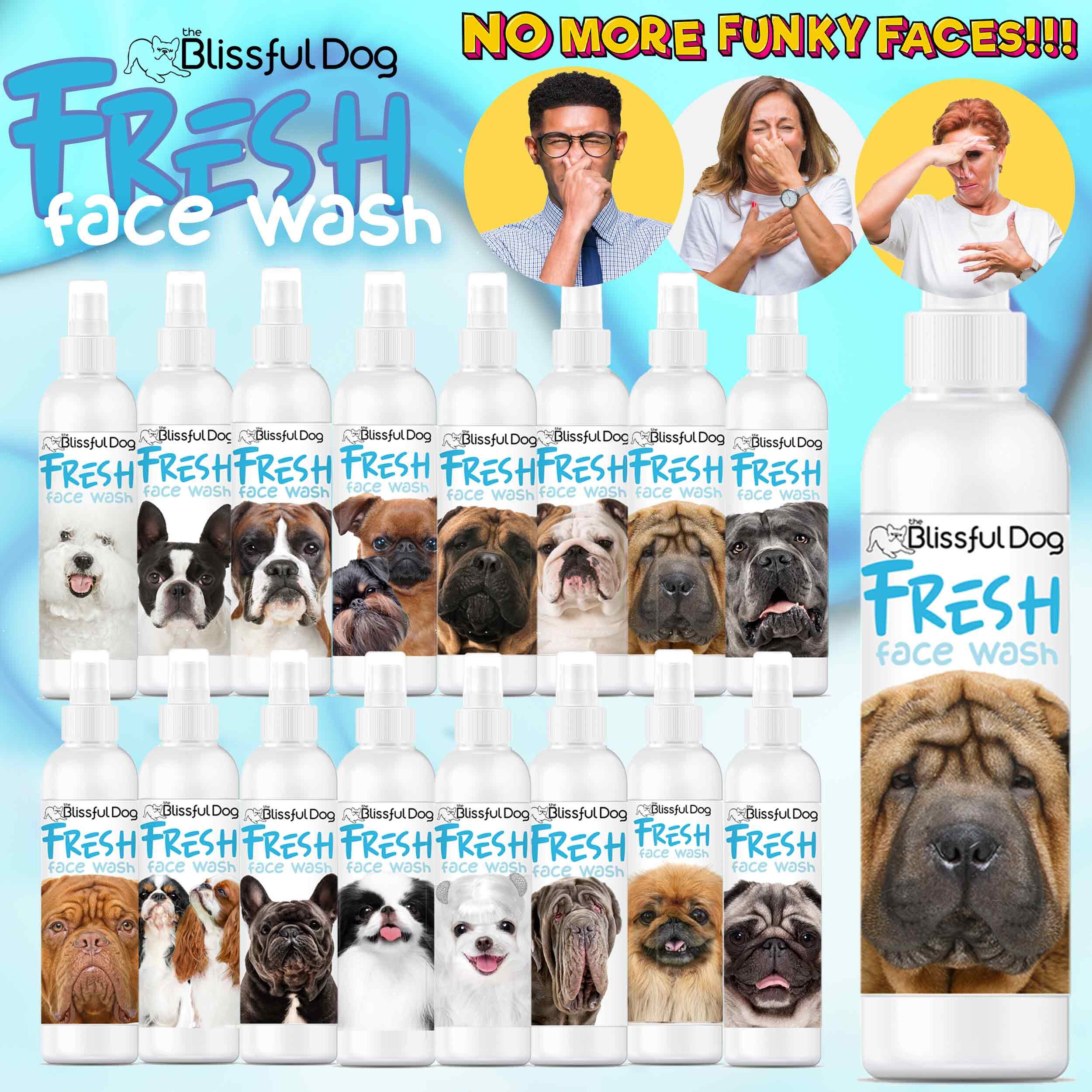 The Blissful Dog Fresh Flat Face Wash for You Guessed It Flat