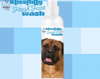 Bullmastiff Blissfully Fresh Flat Face Wash for Your Bullie's Face | Cleans & Refreshes Your Dog's Facial Folds, Nose Wrinkle+