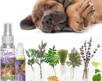 Every Dog Relax Dog Aromatherapy Roll-On & Spray for Thunderstorm Fears, Fireworks, Separation Anxiety, Travel or Stress