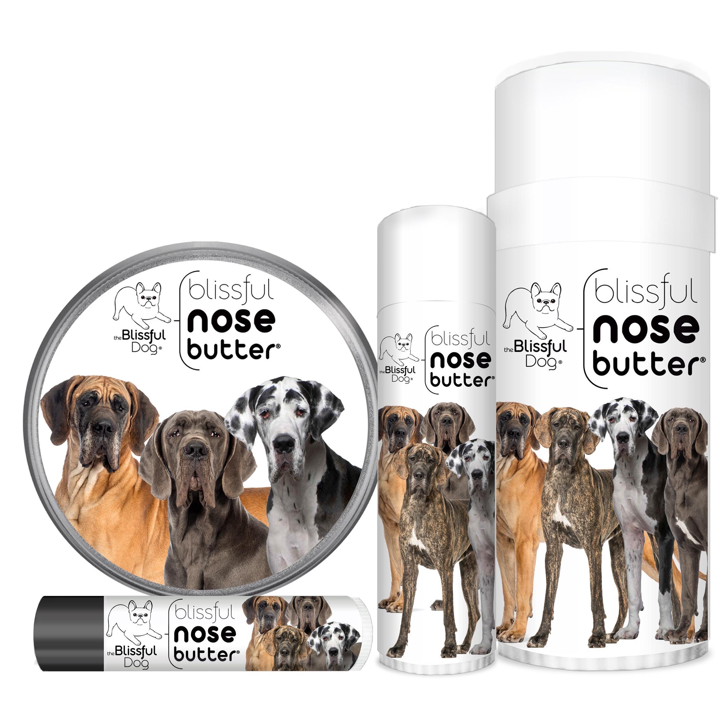 Great Dane Nose Butter Handcrafted in Minnesota All Natural Balm for Crusty or Dry Dog Noses in Tins Tubes With Great Dane Dog Label Etsy
