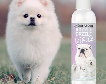 Razzle Dazzle Dog Shampoo | Whitening, Brightening Shampoo for the Whitest of White Coats + Revives Silvers, Greys & Black