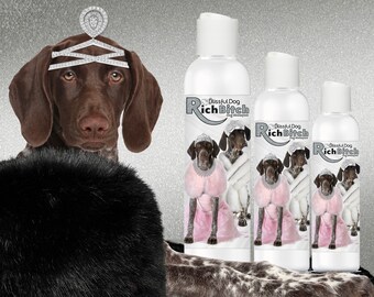 Rich Bitch or Drama Queen German Shorthair Pointer All Natural Handcrafted Soap for Your Dog Rich Luxury Bar for the Discriminating Dog
