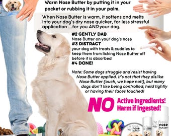 Golden Retriever Nose Butter® Handcrafted in Minnesota Using All