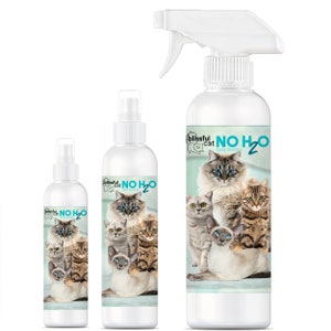 The Blissful Cat NO H20 Spray Cat Shampoo For In A Hurry Time Crunch, Seniors, On-the-Go, Don't Wanna Get Wet Cat Bathing GALLON