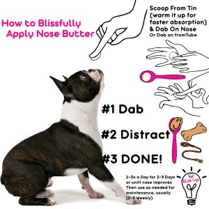 Boston Terrier Essential Care Combo Handcrafted Balms for Dry Dog Noses, Rough Paws and Itchy Skin Irritations in a Storage/Gift Tin image 4