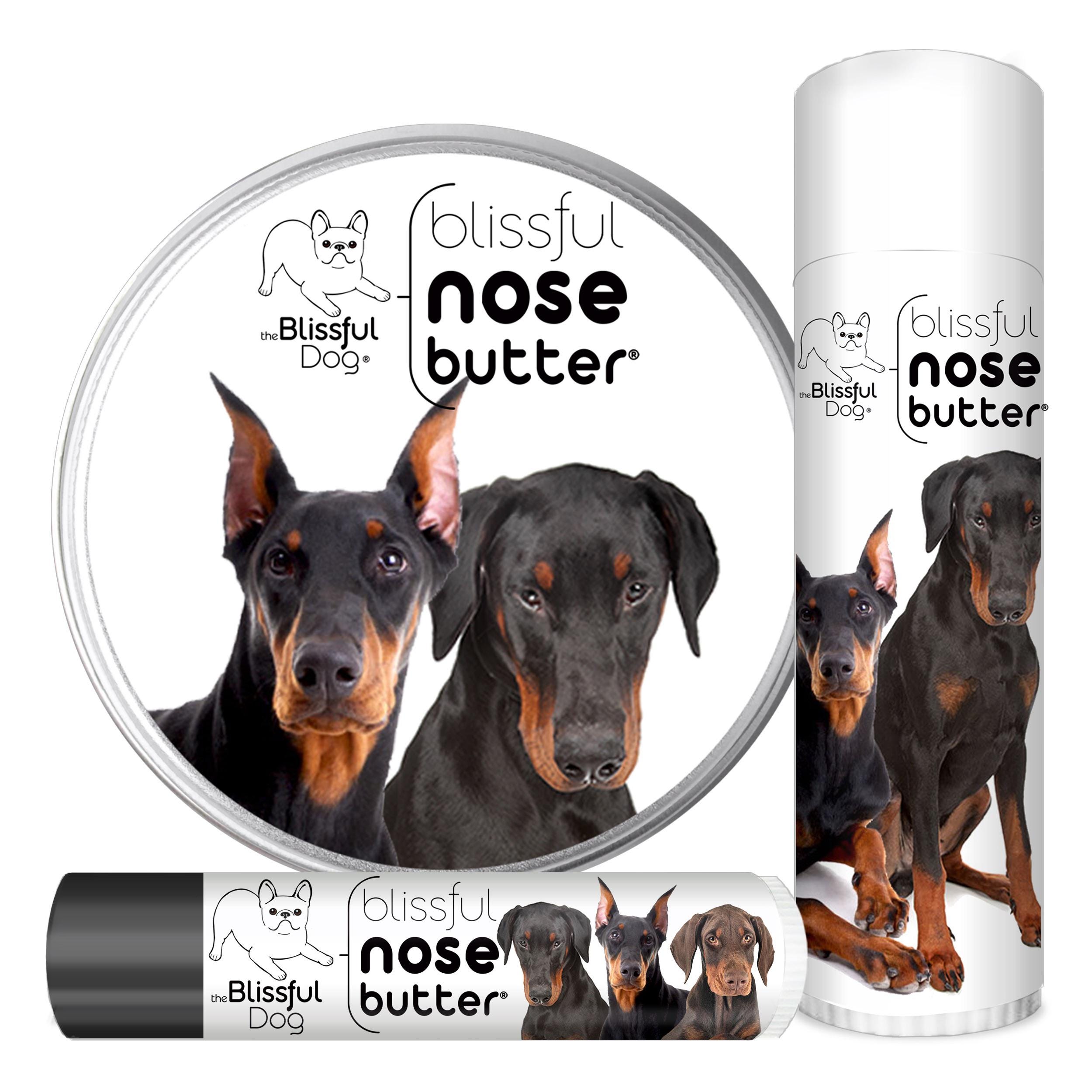 ドーベルマン ピンシャー ノーズ バター® ミネソタ州で手作り。犬の鼻のかさつきや乾燥に効くオールナチュラルなバームを使用。Dobie  ラベル付き缶入りおよびチューブ入り。 - Etsy 日本, image size:2500x2500