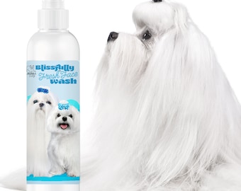 Gel de ducha Maltés Blissfully Fresh para (¡Atención!) la cara de tu perro maltés / Limpia y refresca los pliegues faciales, arrugas de la nariz y más de tu maltés.