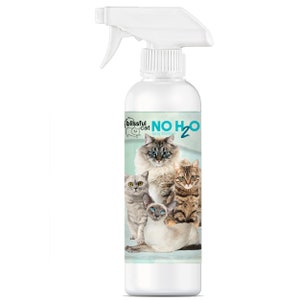 The Blissful Cat NO H20 Spray Cat Shampoo For In A Hurry Time Crunch, Seniors, On-the-Go, Don't Wanna Get Wet Cat Bathing 16 OZ