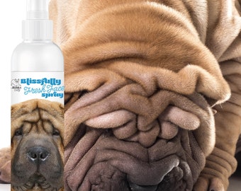 Chinese Shar-Pei Blissfully Fresh Flat Face Wash for Your Shar-Pei's Face | Cleans & Refreshes Your Dog's Facial Folds, Nose Wrinkle+