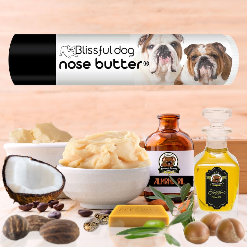 Bulldog Nose Butter® Handcrafted in Minnesota Using All Natural Balm for Crusty or Dry Dog Noses Tins & Tubes with Bulldog Label image 5