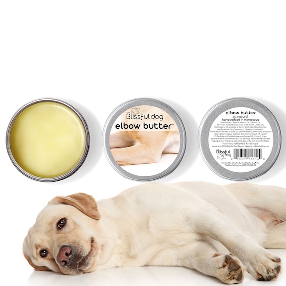 Dog ELBOW BUTTER All Natural Handcrafted in the USA Moisturizer Conditions  Dry, Rough, Callused Dog Elbows Several Sizes of Tins & Tubes 
