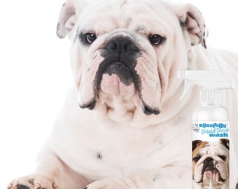 Bulldog Blissfully Fresh Face Wash for You Guessed It...Your Bulldog's Face | Cleans & Refreshes Your Dog's Facial Folds, Nose Wrinkle+